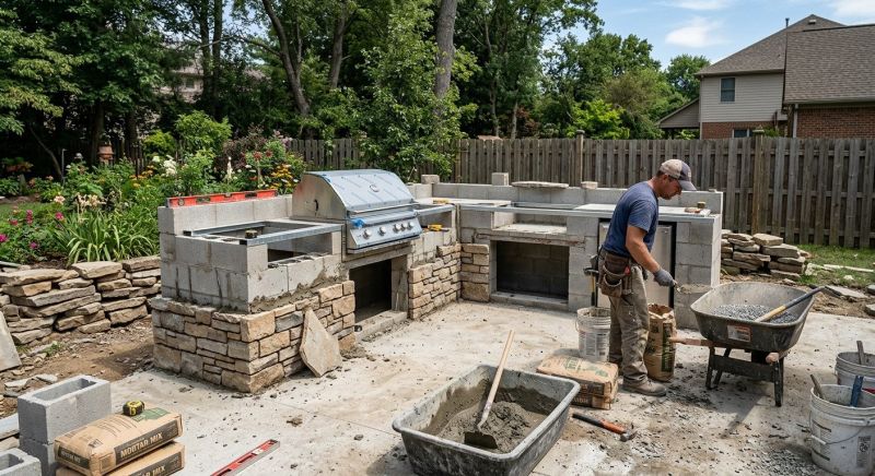 Outdoor Kitchen Construction in Marin County, CA