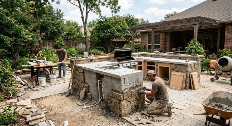 Outdoor Kitchen Installation in Marin County, CA