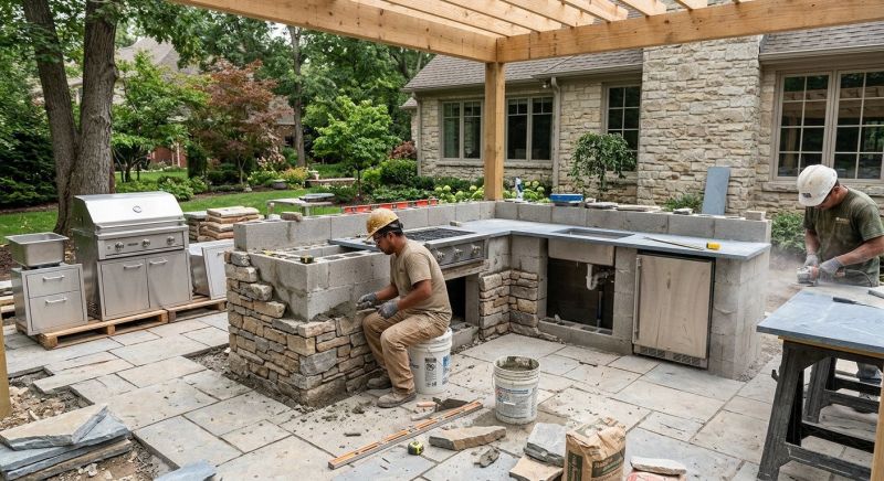 Outdoor Kitchen Construction in Monterey, CA