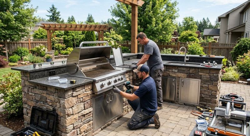 Outdoor Kitchen Construction in Marin County, CA