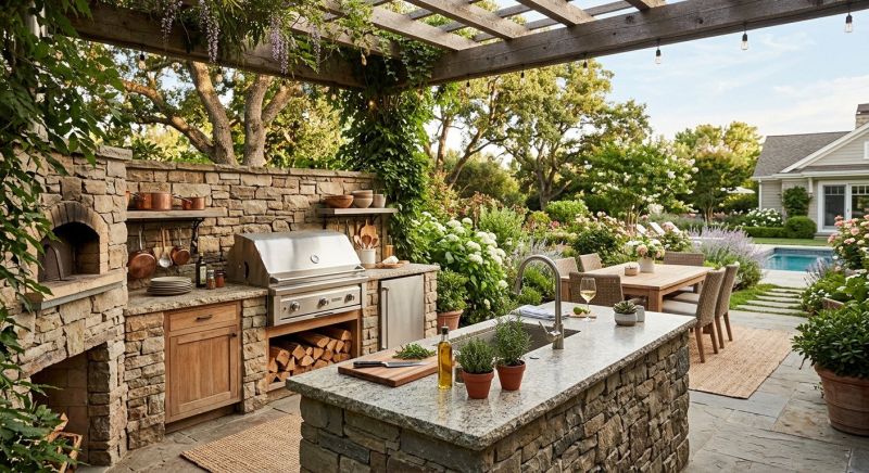 Outdoor Kitchen Installation in Sonoma County, CA