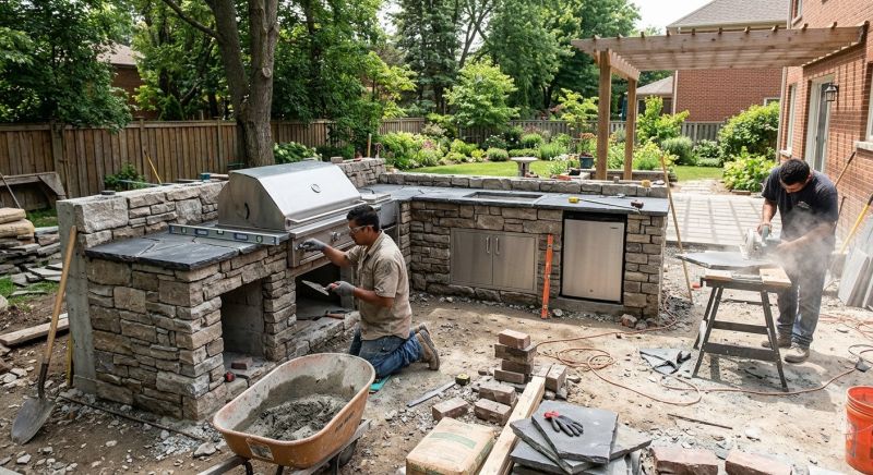 Outdoor Kitchen Installation in Bonita Springs, FL