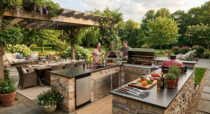 Outdoor Kitchen Renovation in Sonoma County, CA