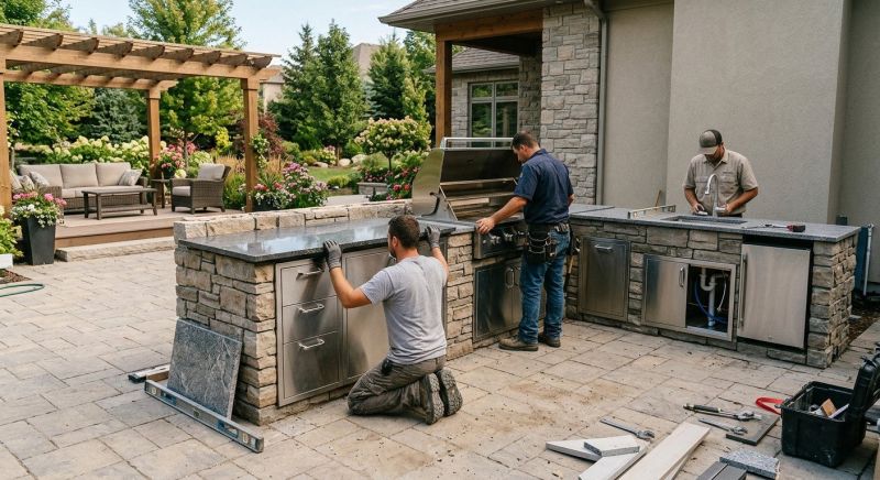 Outdoor Kitchen Renovation in South Houston, TX