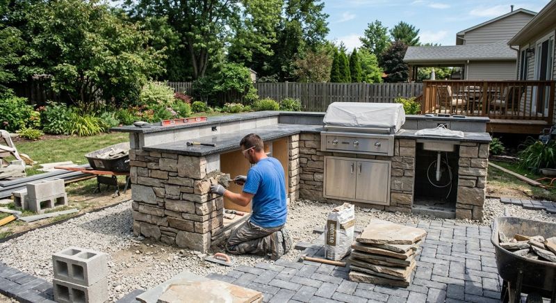Outdoor Kitchen Renovation in Marin County, CA